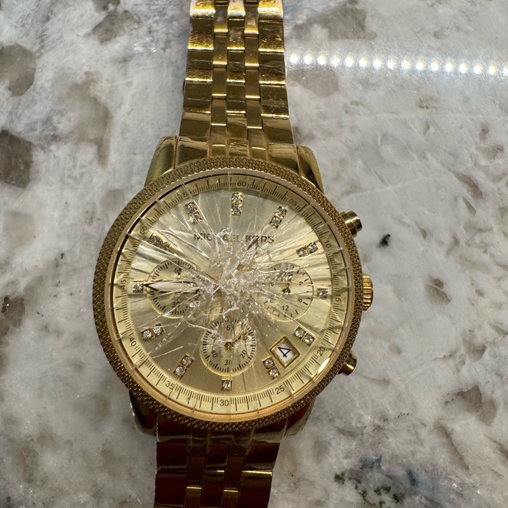 Michael Kors Gold Chronograph Watch